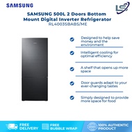 SAMSUNG 500L 2 Doors Bottom Mount Digital Inverter Refrigerator RL4003SBABS/ME | All-Around Cooling 