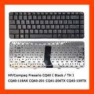 Keyboard HP Compaq Presario CQ40 CQ45 Black TH คีย์บอร์ด แป้นพิมพ์