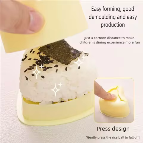 DIY baby rice ball mold, heart-shaped plum sushi mold, seaweed wrapped rice sushi tool