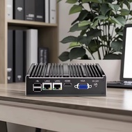 Factory Embedded Fanless Mini PC with Intel Celeron J1900 CPU DDR3L Support WIFI/4G HDMI+VGA Industr