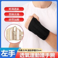 A1 - （左手）透氣關節扭傷加壓支撐護腕 運動健身護腕/ 滑鼠手/ 腱鞘炎/ 關節扭傷/ 搬運護腕