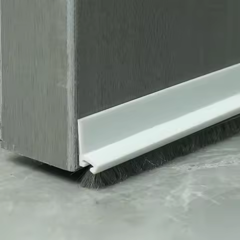 Silicone Door Bottom Seal Strip Windproof Waterproof Strip Door Under Wind Shield Soundproof Dust Bl