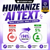 100% Bypass GPT WriteHuman Bypass AI Premium | Human-Like Rewrite | AI Detection Bypass | Fast Deliv