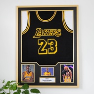 Solid Wood Jersey Mounted Photo Frame Star Signature Commemorative Trobe Football Basketball CBA Jer