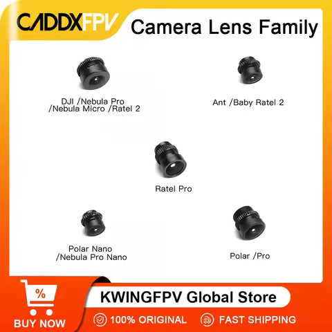 CADDXFPV Camera Lens Family Polar/Ratel2 Ratel 2 v2/Nebula PRO/Ratel Pro