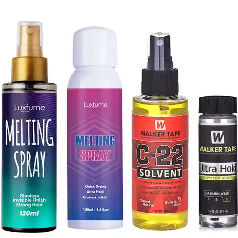 C22 Hair Solvent Tape Adhesives Remover Spray Quick Remover C-22 Solvent Wig Glue Remover Wig Adhesi