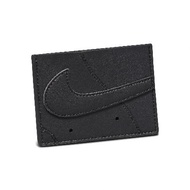 Nike 錢包 Icon Air Force 1 Card Wallet 黑 皮革 卡片夾 皮夾 N100973801-3OS