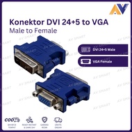DVI 24+5 (DVI-I) Male to VGA Female Adapter Converter Connector