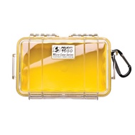 PELICAN 1050 Mini Waterproof Airtight Box Transparent (Yellow)