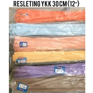 YKK zipper 30 cm 12 inch CFC 32 per dozen - YKK 30cm zipper