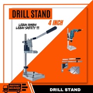 [AM] Stand Bor Portable Drill Stand Adapter Mesin Bor Drill Holder Dudukan Presisi Sanding Pengubah 