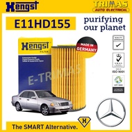 HENGST Oil Filter Mercedes-Benz C-Class W202 Engine M112 M113 1993-2000 Penapis Minyak Enjin E11H D155 000 180 2309 2609