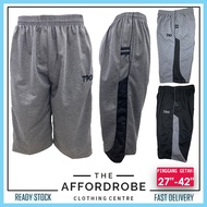 27-42inci Seluar Pendek Lutut Soft Cotton T90 Championn Pinggang Getah Saiz Besar 2 Poket Tepi/Big S