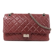 CHANEL 牛皮皮革2.55鏈帶肩背袋