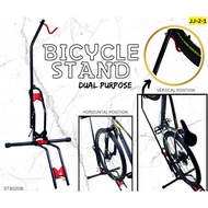 Bike Stand Bike Repair Floor Stand L-Shape Bike Rack Dual Positioning
