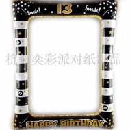 Supply Birthday Inflatable Photo Frame Adult Birthday 18 Years Old 21 Years Old 30 Years Old 40 Year