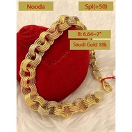 BRACELET 18K SAUDI GOLD PAWNABLE