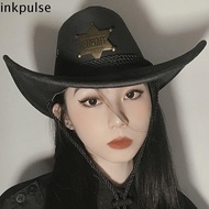 INKPULSE​ Western Cowboy Hats Women Fisherman Caps Outdoor Visor Caps Knight Hats Climbing Hats Cycl