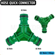 QUICK CONNECTOR MALE 3 WAYS, 3-WAY MALE CONNECTOR