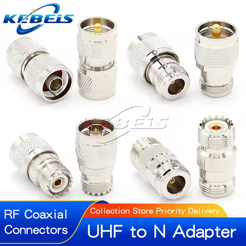 1Pcs UHF to N Adapter SO239 PL259 UHF Male Female To N Type Male Female Straight Connector L16 N to 