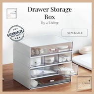 🔥READY STOCK🔥 Stackable Drawer Storage Box Desk Organizer Stationery Storage Box Table Organizer Container Drawer Box