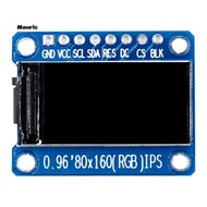 IPS RGB Display 0.96 Inch 7P SPI HD 65K Full Color LCD Module ST7735 Drive IC 80X160 (Not OLED)