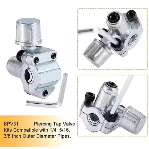 A/C Retrofit Valve & BPV31 Piercing Tap Kit Accessories BPV31D GPV56 GPV38 MPV31 GPV31 GPV14 13mm AP