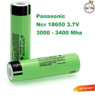 Panasonic NCR18650B 3000mAh -3400Mha 3.7V Top Button Flat 18650 Rechargeable 100% NCR18650B 3.7v 18650 battery Flat
