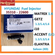 Genuine HYUNDAI Fuel Injector #MATRIX 1.6 #GETZ #i10 #Accent LC 1.3 1.5 1.6 #ELANTRA #35310-22600 #3