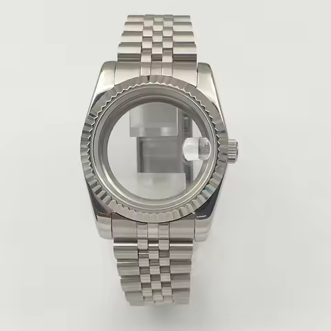 36mm/39mm DJ StyleWatch Case Sapphire Glass Stainless Steel Waterproof Fit NH34NH35NH36 Miyota DGETA