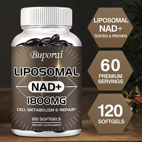 Liposomal NAD Supplement - Supports Energy and DNA Repair, Promote Heart & Brain Function Health, St