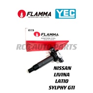 Yec Flamma Japan Ignition Plug Coil for Nissan GrandLivina Latio Sylphy