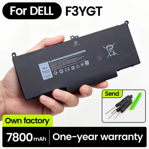 BGBT F3YGT Laptop Battery For Dell Latitude 12 7000 E7280 E7290 E7380 E7390 E7480 E7490 F3YGT 2X39G 