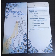 100pcs 3.5"×7" Wedding / Angpao Envelope (Edit Details Only)