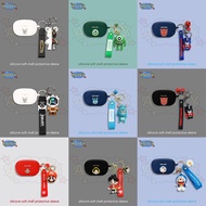 For Jeep JP-EW011 Cover Earphone Silicone Case Cartoon Monster Earbuds Soft Protective Headphone Hea