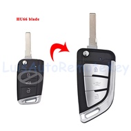 3 Buttons Modified Case Flip Remote Car Key Fob Shell Cover for MQB Golf VII Golf7 MK7 Skoda Octavia