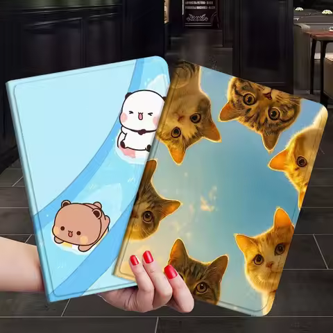 Bear Cat Art Cartoon Cute Gift For Xiaoxin Lenovo Tab P12 Extreme Legion Y900 Idea Pro GT 12.1 2025 