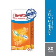 Flavettes Effervescent Vitamin C Zinc - Orange (30s)