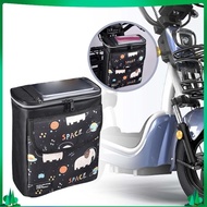 [Isuwaxa] Bike Handlebar Pack Front Bike Bag Zipper Closure Storage Bag Riding Accessories Tricycles Multipurpose Bike Handlebar Bag
