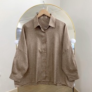 Big size batwing sleeve top Kmj 26376