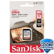 Sdxc UHS-I Class 10 SD Card (120mb/s) 128GB SDSDUN4-128G-GN6IN SanDisk Ultra