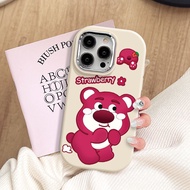 Ka Ai Strawberry Bear Case For OPPO A37 A3X A3 A40 A60 A54 A57 A57E A57S A77 A59A7A5SA12 A12S A78A58