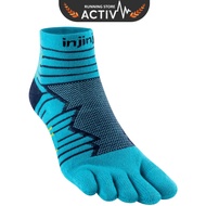 Injinji Ultra Run Mini Crew Flip-flops - Pacific Blue - S