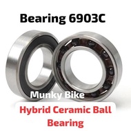 Bearing Laker 6903 6903C 2Rs Hub Freehub Bike Hybrid Ceramic 17X30X7 Mm