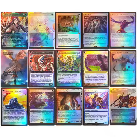 EXP 2XM MB2 MH3 FCA TCG Proxy DIY Magical Cards English Sacred Foundry Mox Opal Force of Will Chrome