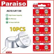 10-50PCS AG10 SR1130 LR1130 189 Alkaline Button Pilas Batteries 389 LR54 L1131 389A 1.5V Coin Cell F