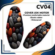 MOTORCYCLE SEAT COVER PRINT CV04 STANDARD AND JUMBO SIZES UNIVERSAL AEROX BEAT VARIO SCOOPY MIO NMAX