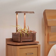 【原木盆智慧植物燈 暖棕色】不含植物 原木植物燈 智能APP控制