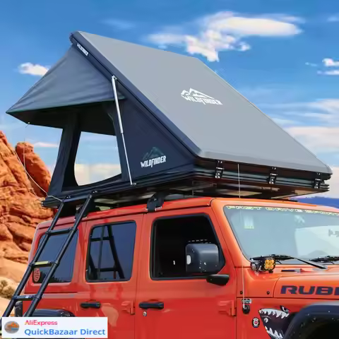 ModernRooftop Tent Hard Shell Roof Top Tent Hardshell Suitable for Jeep SUV Truck Van,Camping Car Ro