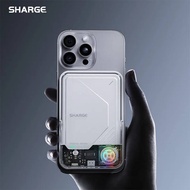 SHARGE ICEMAG 2 MagSafe Power Bank 15W Qi2 Portable Charger with Active Cooling 10000mAh Battery Pac